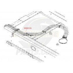 W0005105  -  Tube Asm - Fuel Return Tank 